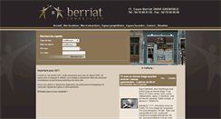 Desktop Screenshot of berriat-immo.fr